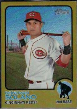 Donovan Solano [Chrome Gold Border Refractor] #586