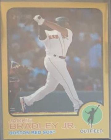 Jackie Bradley Jr. [Chrome Gold Border Refractor] #684