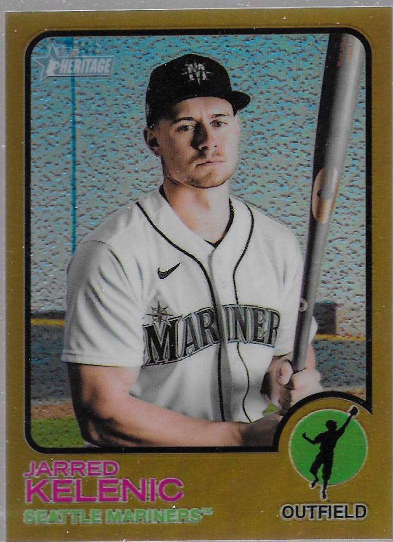 Jarred Kelenic [Chrome Gold Border Refractor] #96