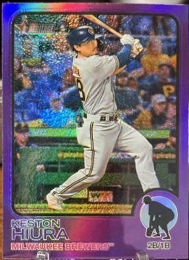 Keston Hiura [Chrome Purple Refractor] #587