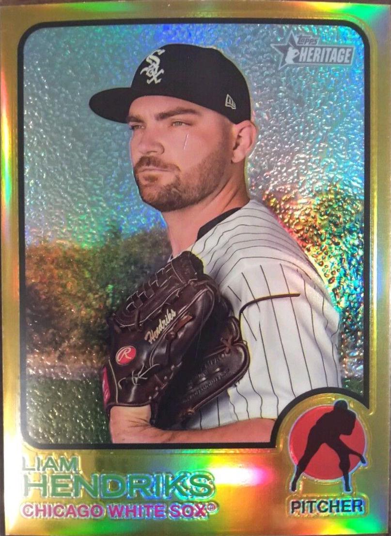 Liam Hendriks [Chrome Gold Border Refractor] #577
