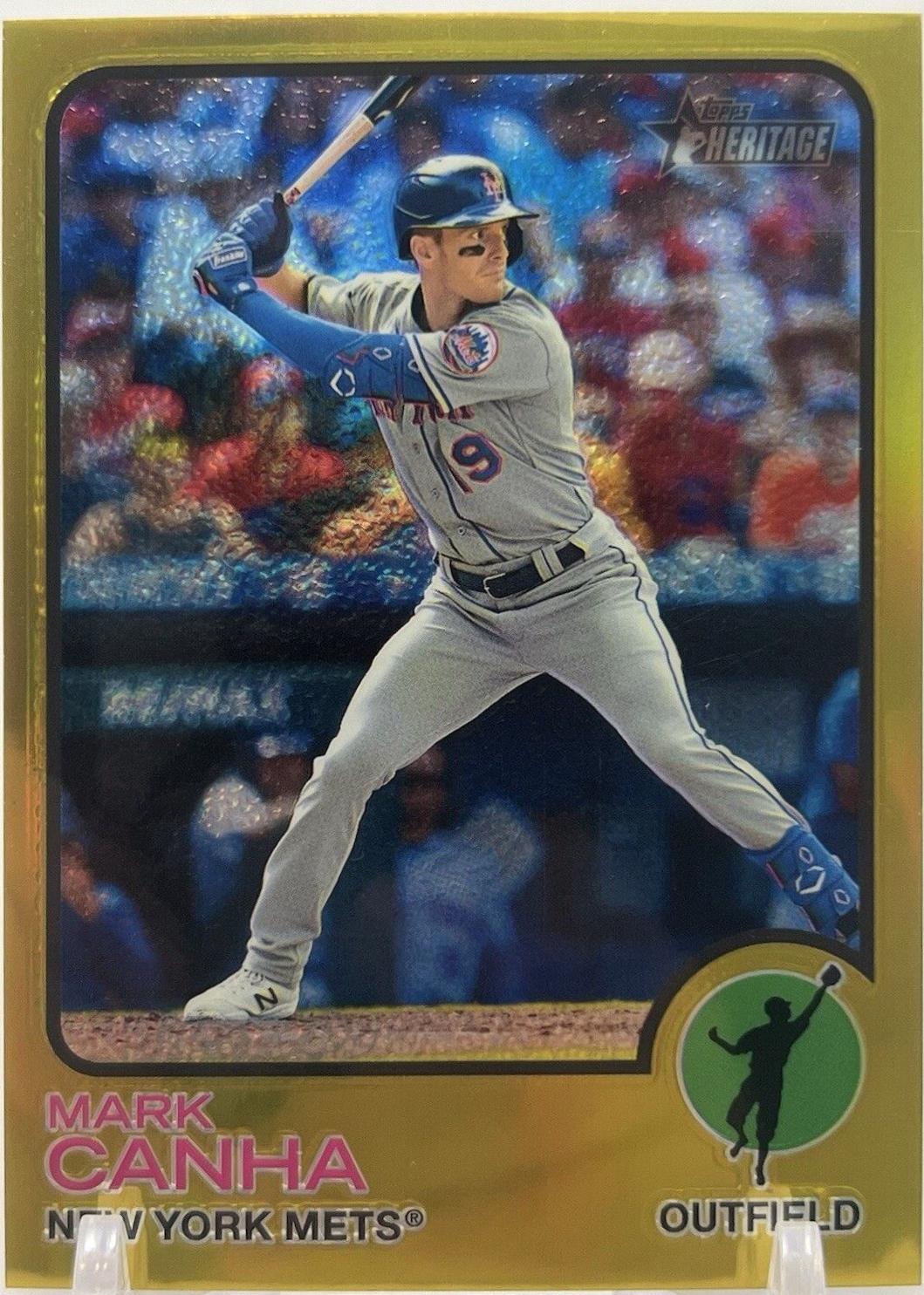Mark Canha [Chrome Gold Border Refractor] #669