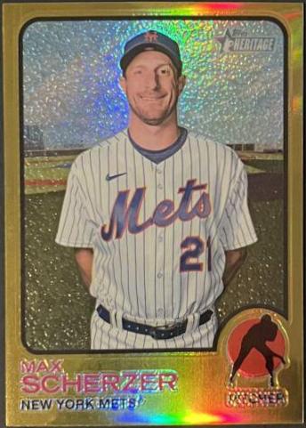 Max Scherzer [Chrome Gold Border Refractor] #641