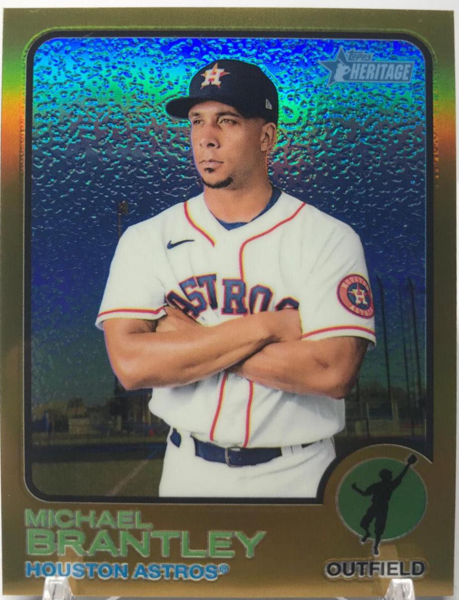 Michael Brantley [Chrome Gold Border Refractor] #182