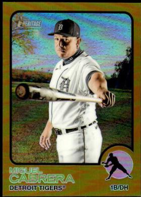 Miguel Cabrera [Chrome Gold Border Refractor] #340