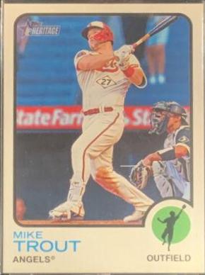 Mike Trout [Throwback Uniform] #100
