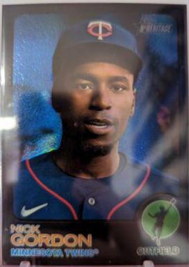 Nick Gordon [Chrome Black Border Refractor] #599