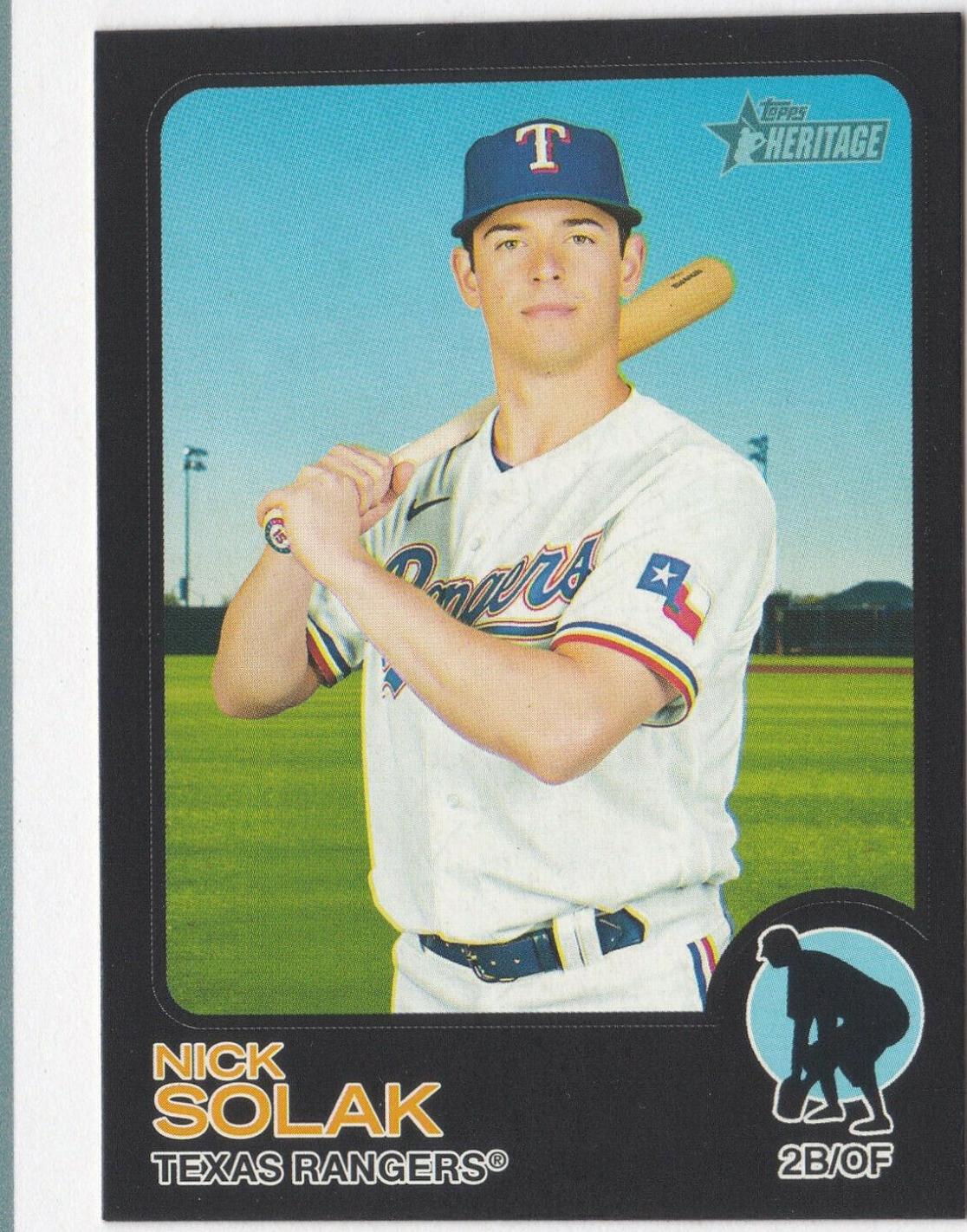 Nick Solak [Black Border] #183