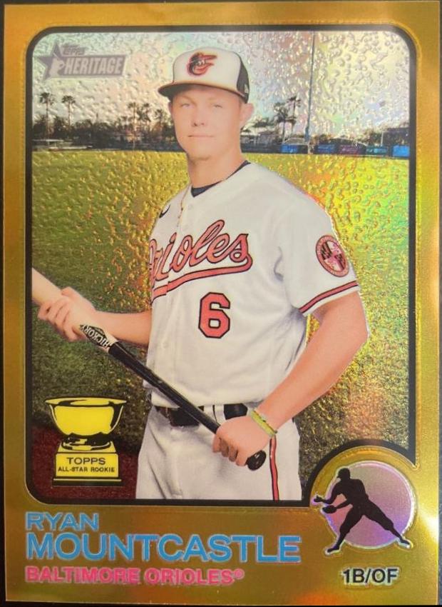 Ryan Mountcastle [Chrome Gold Border Refractor] #499