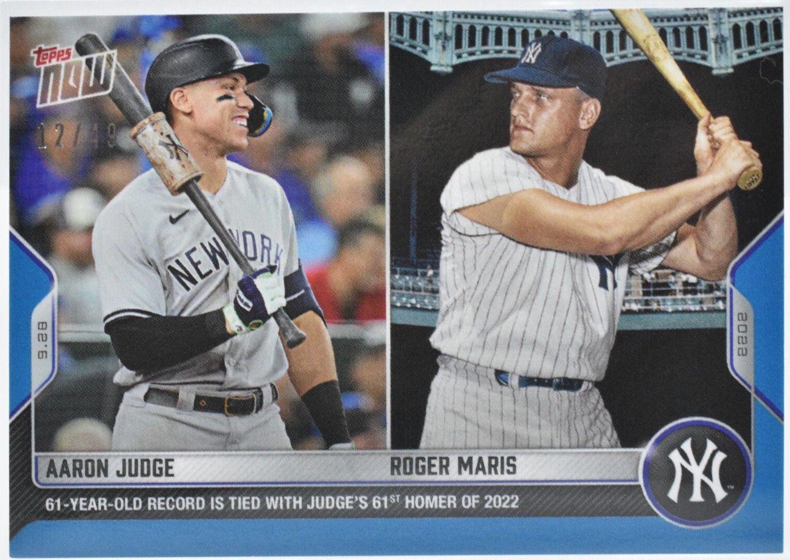 Aaron Judge / Roger Maris [Blue] #976