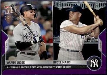 Aaron Judge / Roger Maris [Purple] #976
