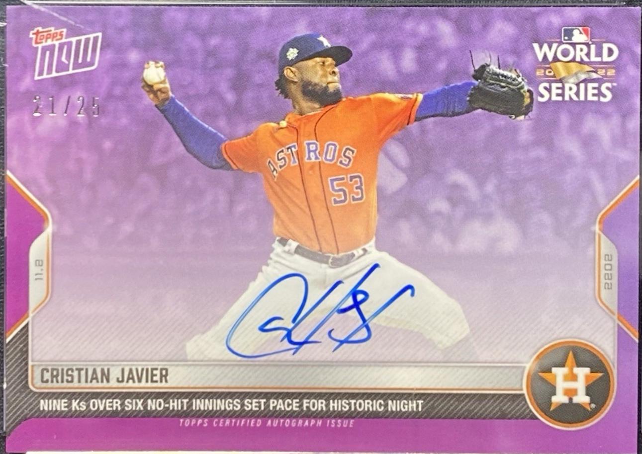 Cristian Javier [Autograph] #1149C