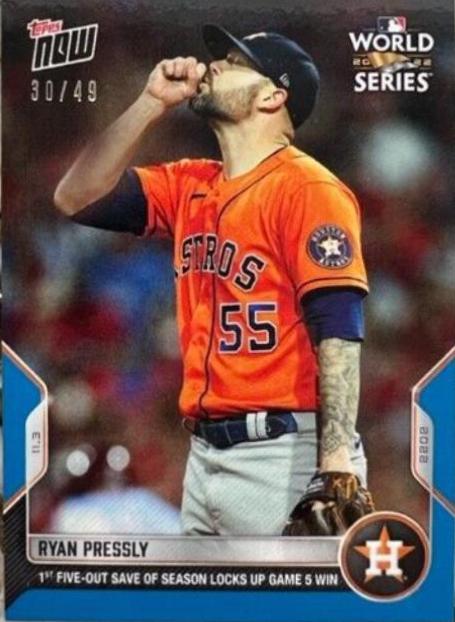 Ryan Pressly [Blue] #1155