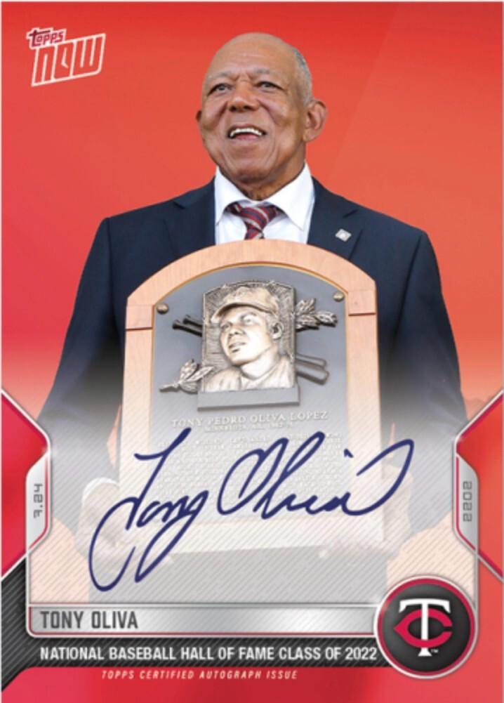 Tony Oliva [Autograph] #589D
