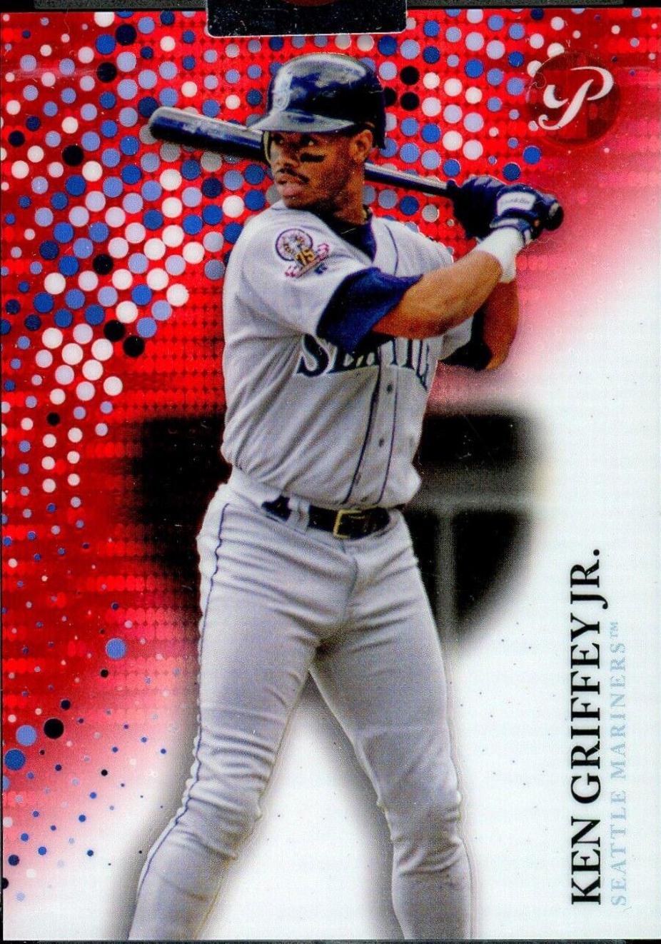 Ken Griffey Jr. [Encased Red Refractor] #23