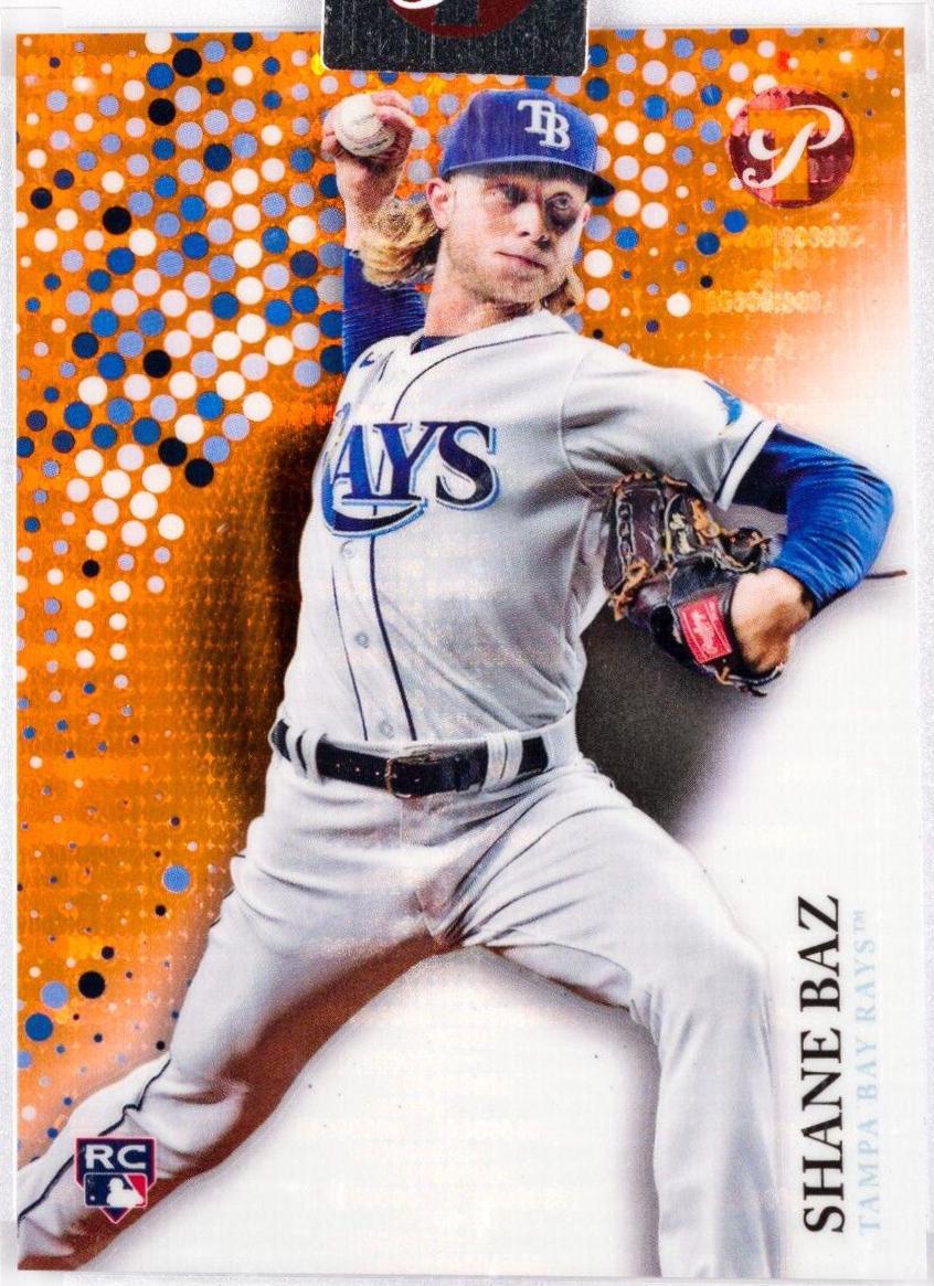 Shane Baz [Encased Orange Refractor] #218
