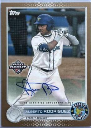 Alberto Rodriguez [Autograph Gold] #PD-183