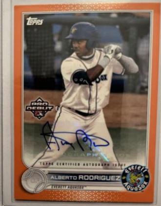 Alberto Rodriguez [Autograph Orange] #PD-183