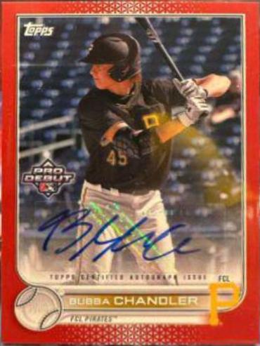 Bubba Chandler [Autograph Red] #PD-16
