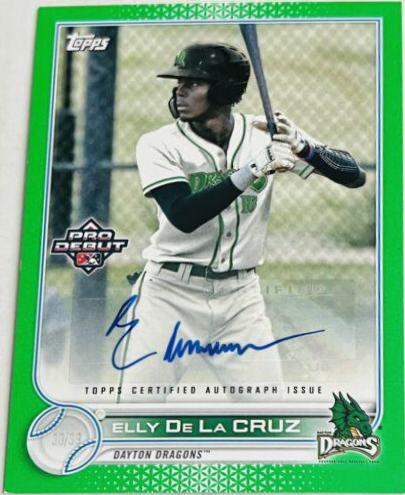 Elly De La Cruz [Autograph Green] #PD-189