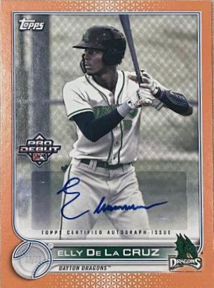 Elly De La Cruz [Autograph Orange] #PD-189