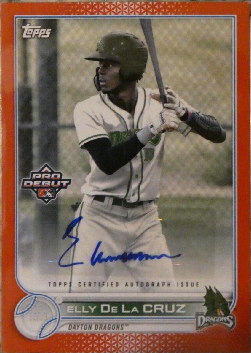 Elly De La Cruz [Autograph Red] #PD-189