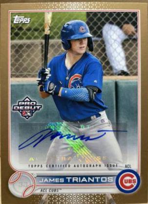 James Triantos [Autograph Gold] #PD-1
