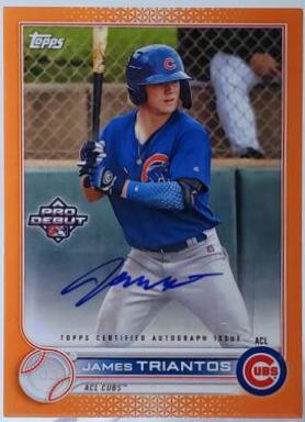 James Triantos [Autograph Orange] #PD-1