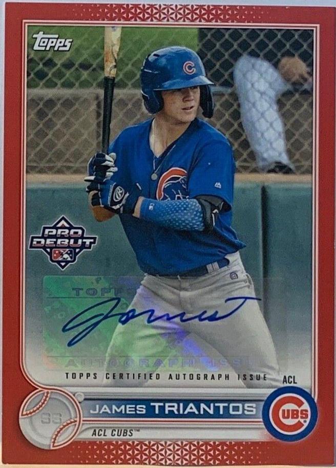 James Triantos [Autograph Red] #PD-1