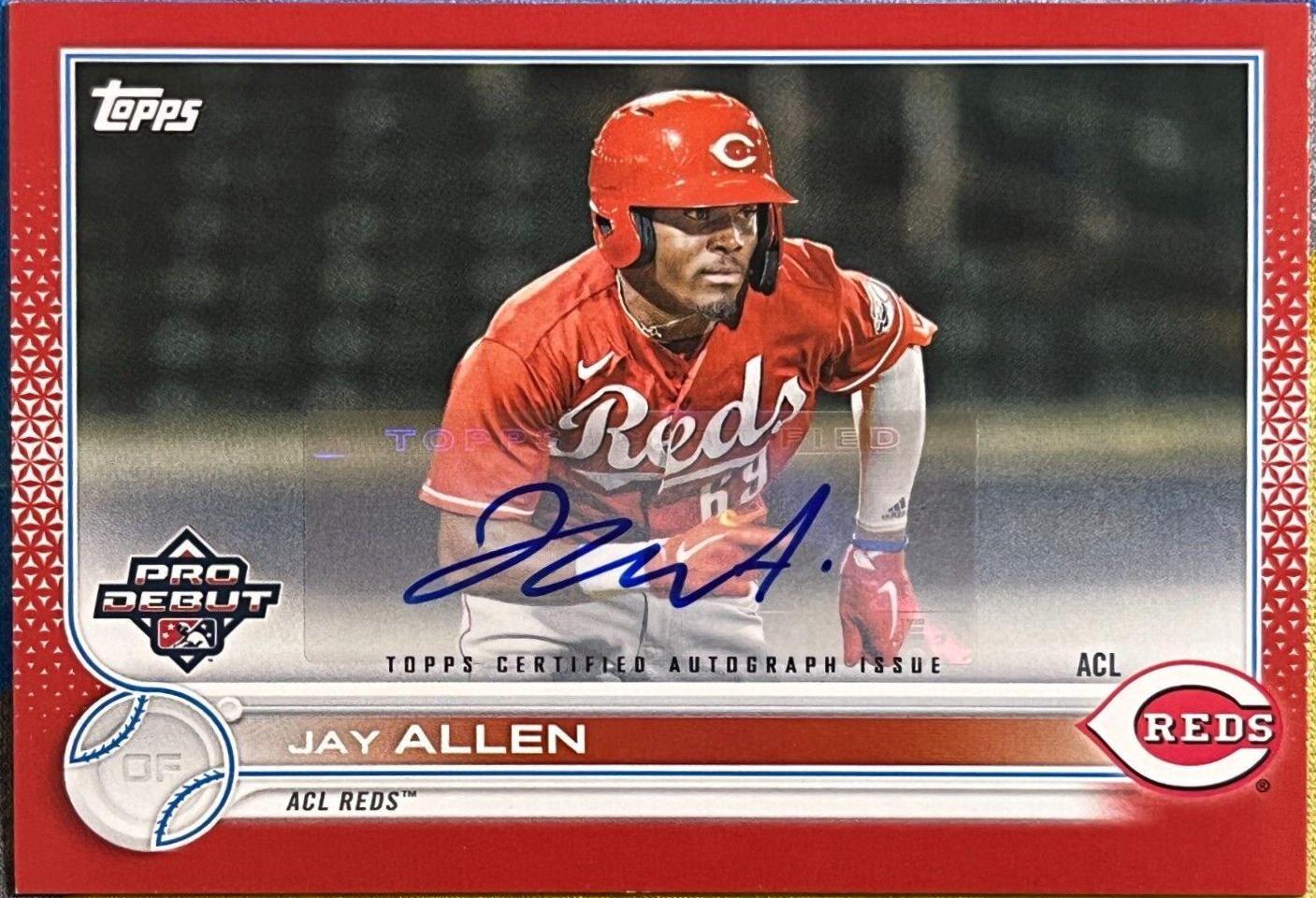Jay Allen [Autograph Red] #PD-23