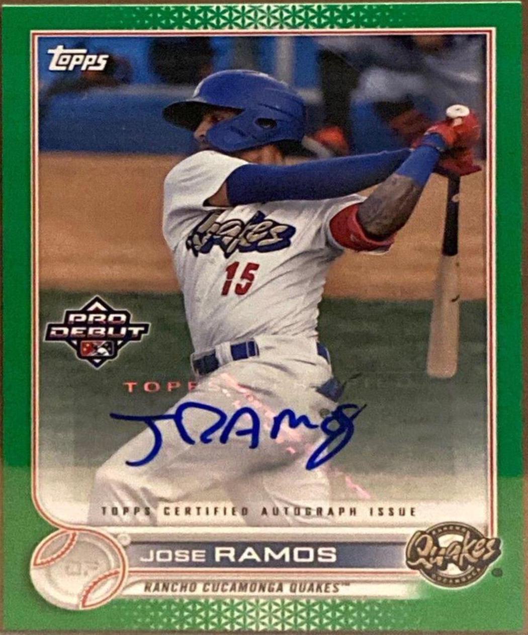 Jose Ramos [Autograph Green] #PD-85