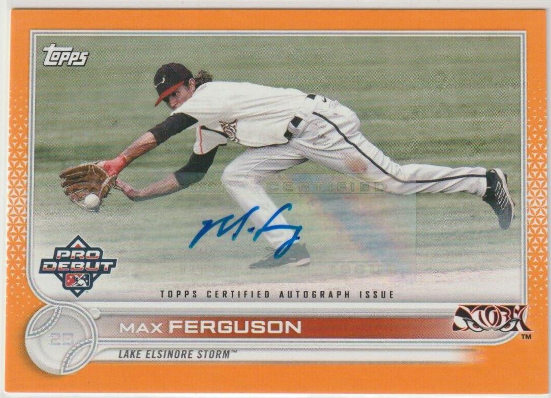 Max Ferguson [Autograph Orange] #PD-101