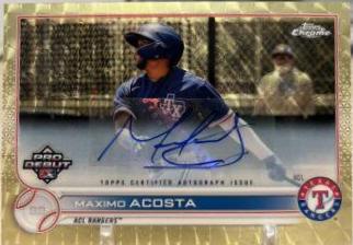 Maximo Acosta [Autograph] #PD-151