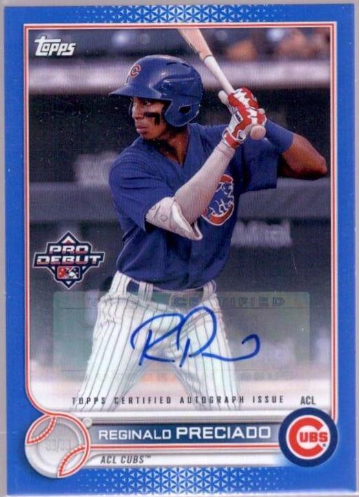 Reginald Preciado [Autograph Blue] #PD-55