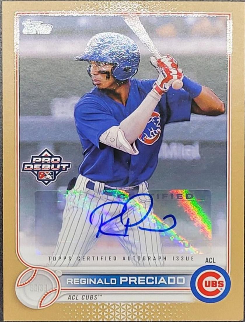 Reginald Preciado [Autograph Gold] #PD-55