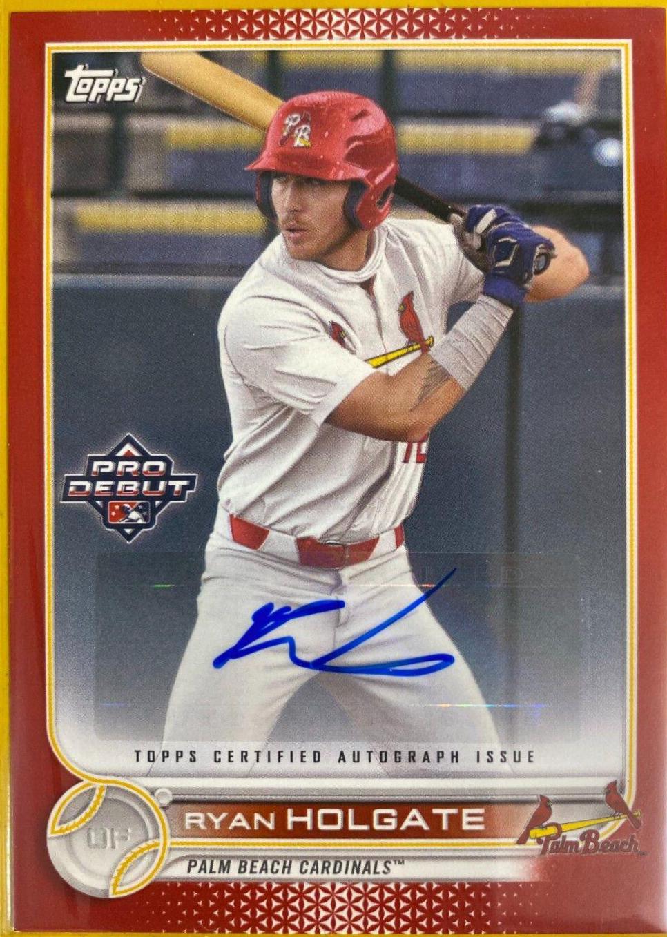 Ryan Holgate [Autograph Red] #PD-21