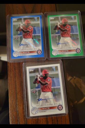 T.J. White [Autograph Green] #PD-191