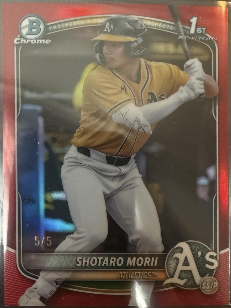 Shotaro Morii [Red Mega Refractor] #BCP-170