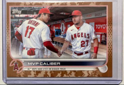 Mike Trout / Shohei Ohtani [Memorial Day Camo] #US115