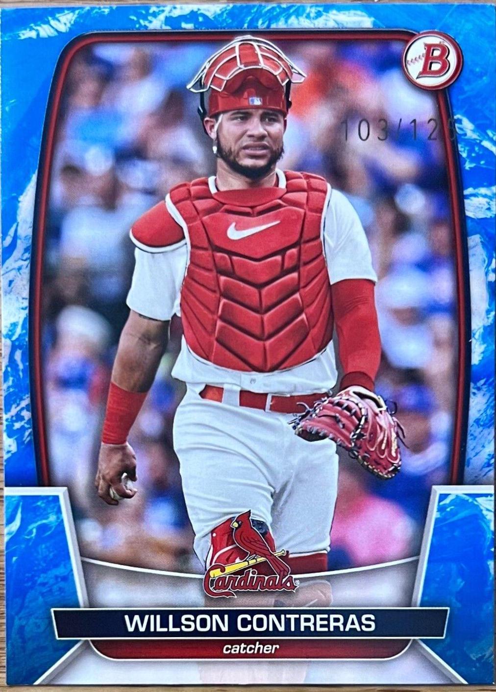 Willson Contreras [Blue Pattern] #100