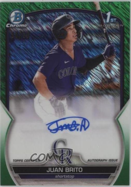 Juan Brito [Green Shimmer] #CPA-JBO