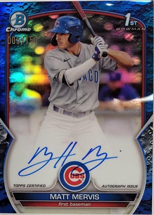 Matt Mervis [Blue] #CPA-MM