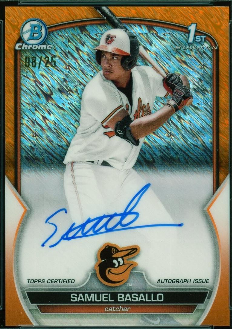 Samuel Basallo [Orange Shimmer] #CPA-SB