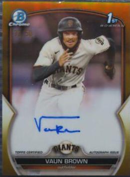 Vaun Brown [Gold] #CPA-VB
