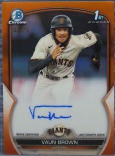 Vaun Brown [Orange] #CPA-VB