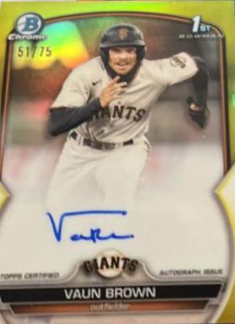 Vaun Brown [Yellow] #CPA-VB