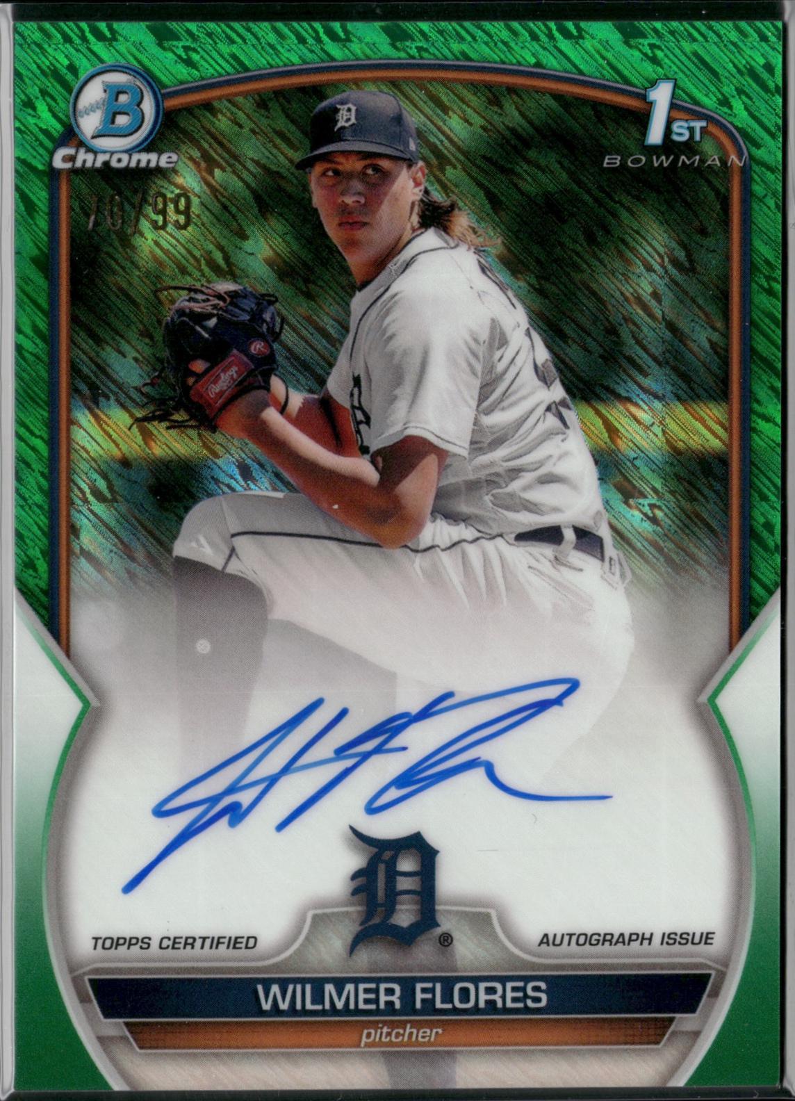 Wilmer Flores [Green Shimmer] #CPA-WF