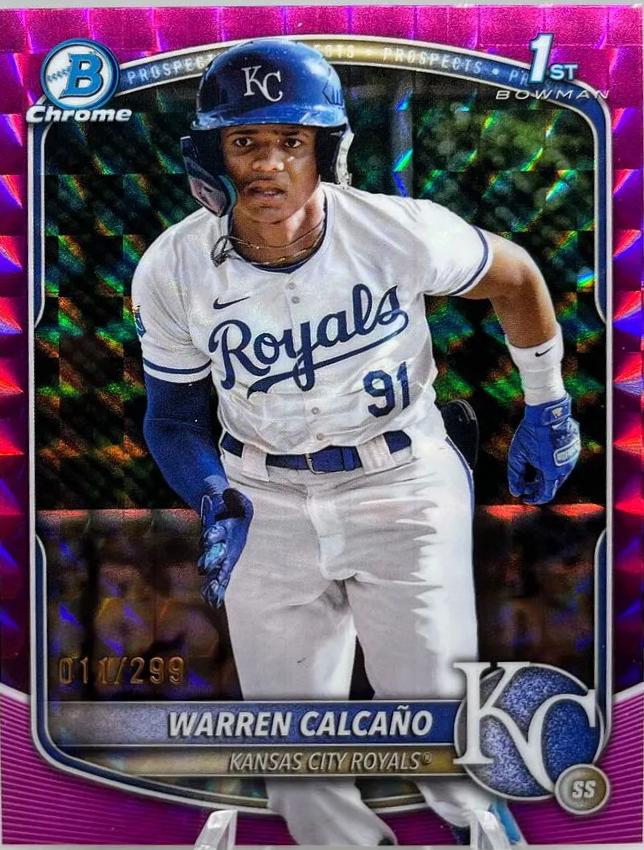 Warren Calcano [Fuchsia Geometric] #BCP-185