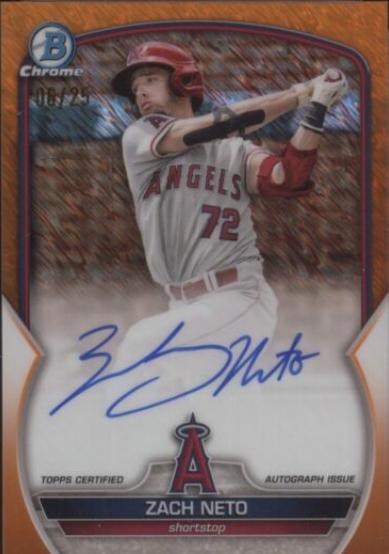 Zach Neto [Orange Shimmer] #CPA-ZN