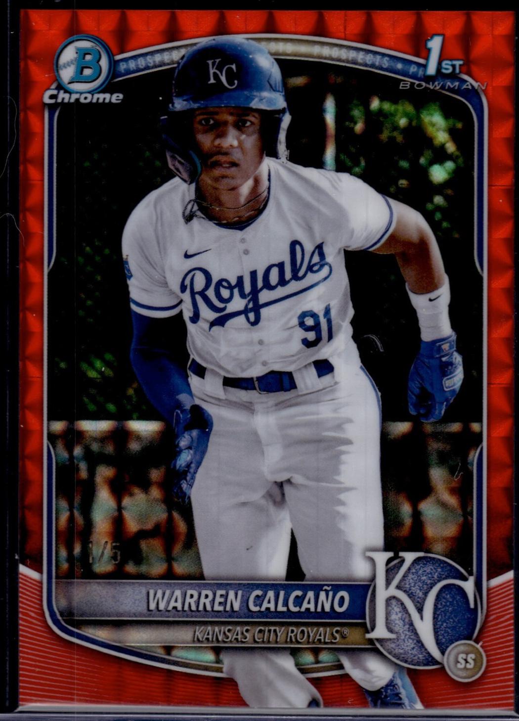 Warren Calcano [Red Geometric] #BCP-185
